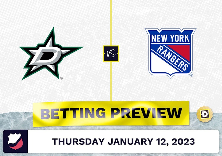 Stars vs. Rangers Prediction and Odds - Jan 12, 2023