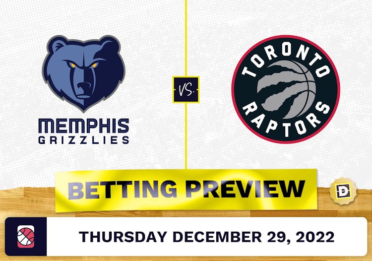 Grizzlies vs. Raptors Prediction and Odds - Dec 29, 2022