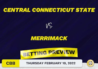 Central Connecticut State vs. Merrimack CBB Predictions and Odds - Feb 10, 2022