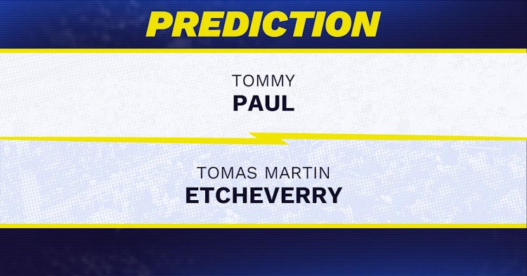 Tommy Paul vs Tomas Etcheverry Tennis Prediction.