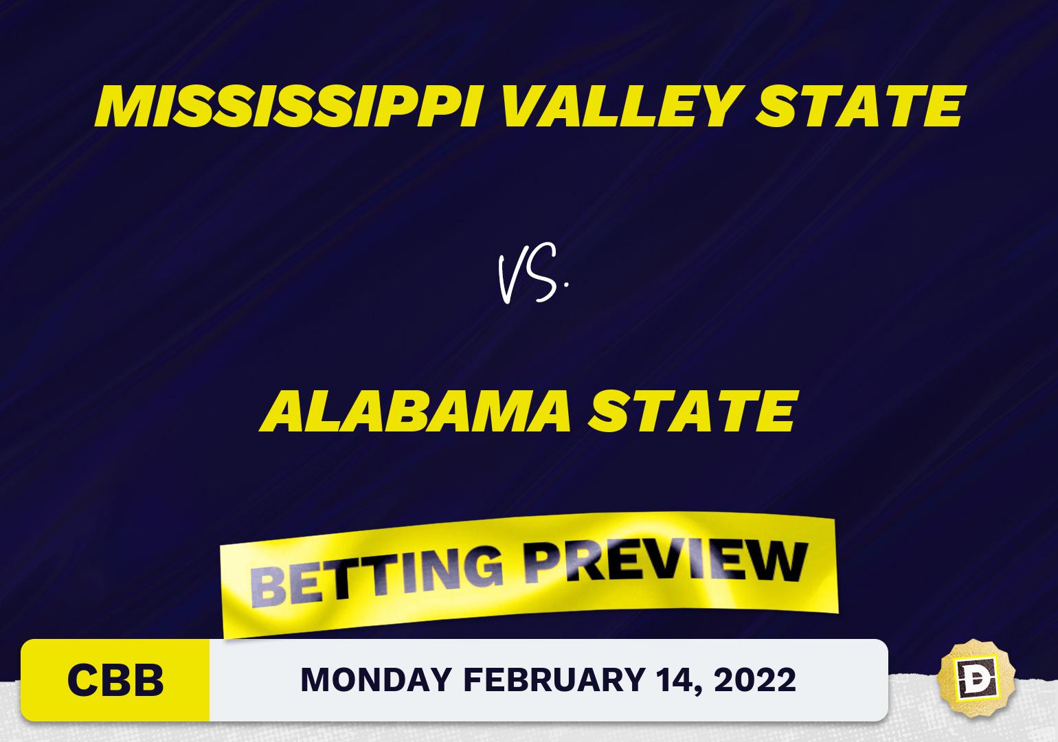 Mississippi Valley State vs. Alabama State CBB Predictions and Odds - Feb 14, 2022