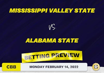 Mississippi Valley State vs. Alabama State CBB Predictions and Odds - Feb 14, 2022