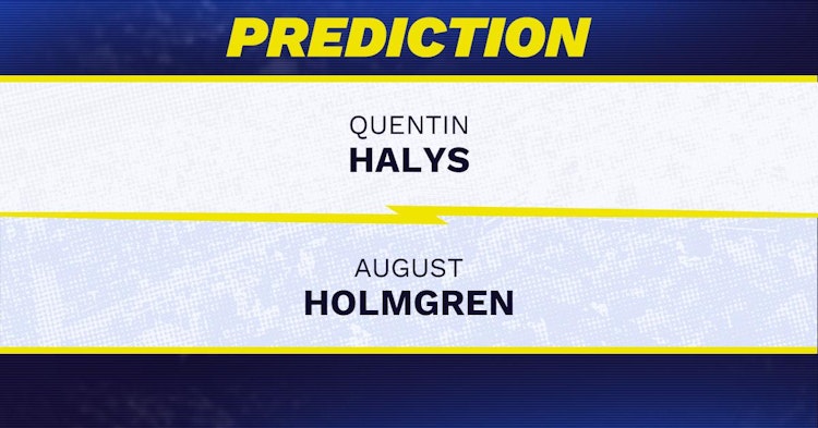 Quentin Halys vs August Holmgren Tennis Prediction.