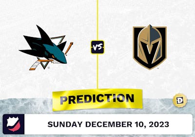 San Jose Sharks vs. Vegas Golden Knights Prediction and Odds - December 10, 2023