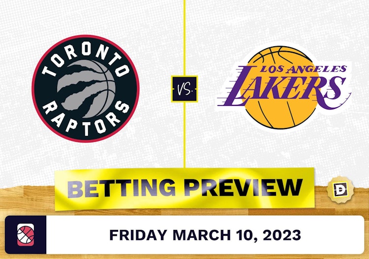 Raptors vs. Lakers Prediction and Odds - Mar 10, 2023
