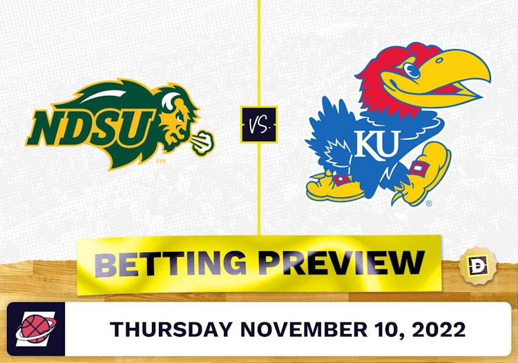 North Dakota State vs. Kansas CBB Prediction and Odds - Nov 10, 2022