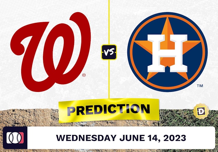 Nationals vs. Astros Prediction for MLB Wednesday [6/14/2023]