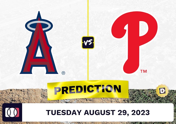 Angels vs. Phillies Prediction for MLB Tuesday [8/29/2023]