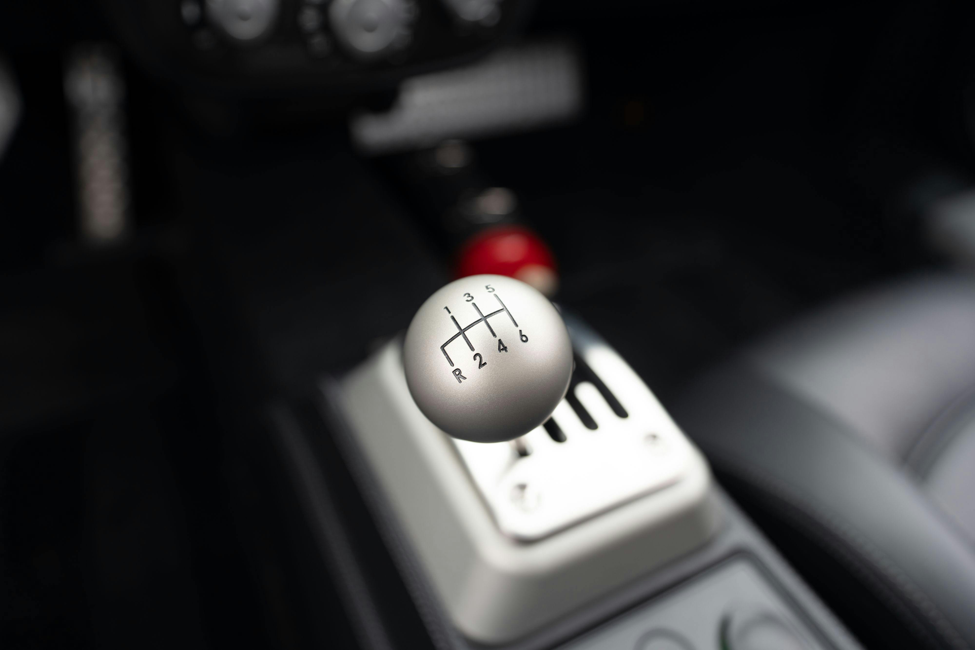 2008 Ferrari F430 gated 6-speed shifter.
