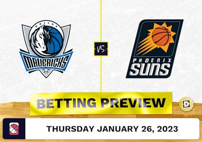 Mavericks vs. Suns Prediction and Odds - Jan 26, 2023