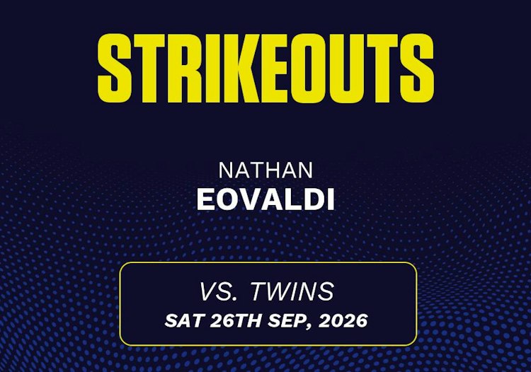 Nathan Eovaldi projected stats for Saturday, September 26, 2026.