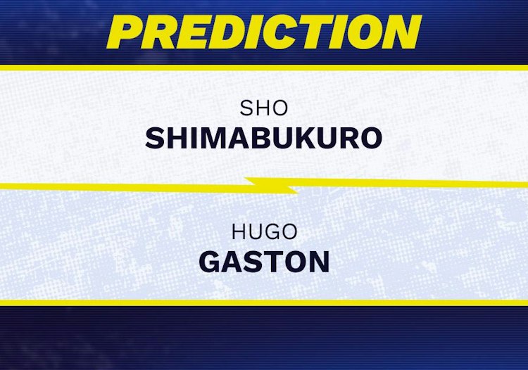 Sho Shimabukuro takes on Hugo Gaston in ATP Hangzhou action.