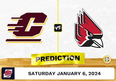 Central Michigan vs. Ball State Prediction, Odds, College Basketball Picks  [1/6/2024]