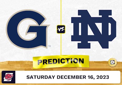 Georgetown vs. Notre Dame Prediction, Odds, Picks for College Basketball Saturday [12/16/2023]