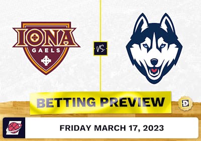 Iona vs. Connecticut March Madness Prediction - Mar 17, 2023