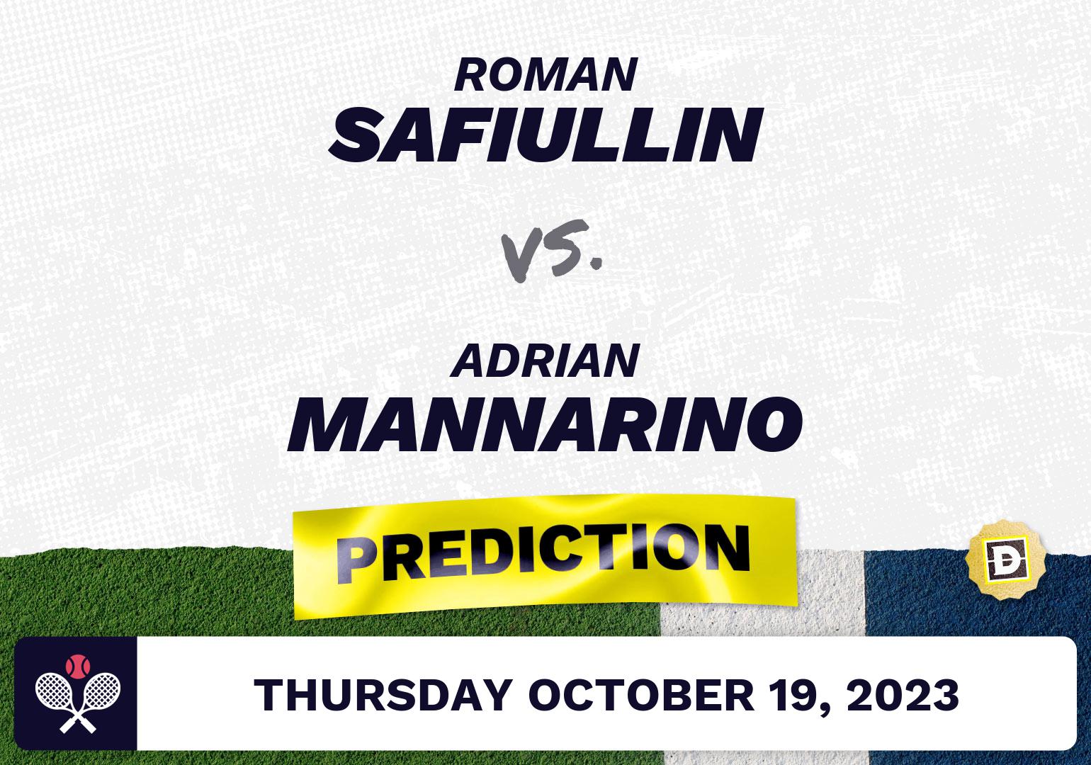 Roman Safiullin vs. Adrian Mannarino Prediction - ATP Stockholm 2023
