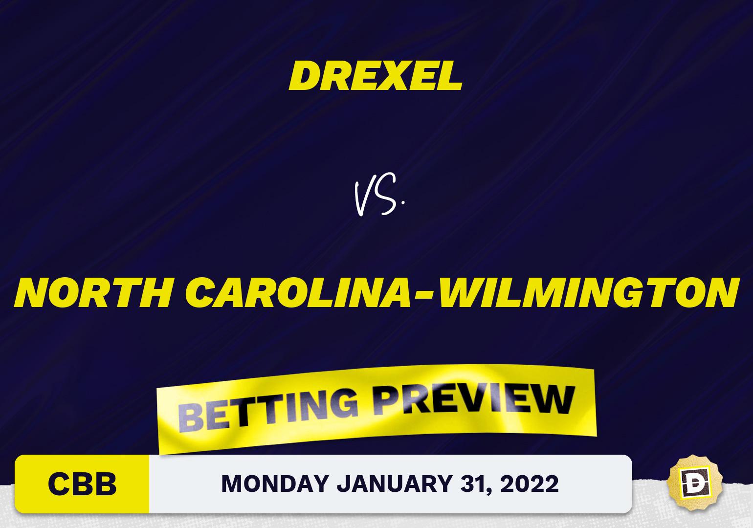Drexel vs. North Carolina-Wilmington CBB Predictions and Odds - Jan 31, 2022
