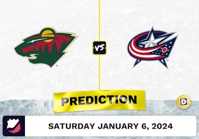 Minnesota Wild vs. Columbus Blue Jackets Prediction, Odds, NHL Picks  [1/6/2024]