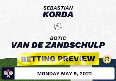 Sebastian Korda vs. Botic Van de Zandschulp Predictions - May 9, 2022