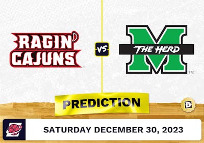 Louisiana-Lafayette vs. Marshall Prediction, Odds, College Basketball Picks  [12/30/2023]