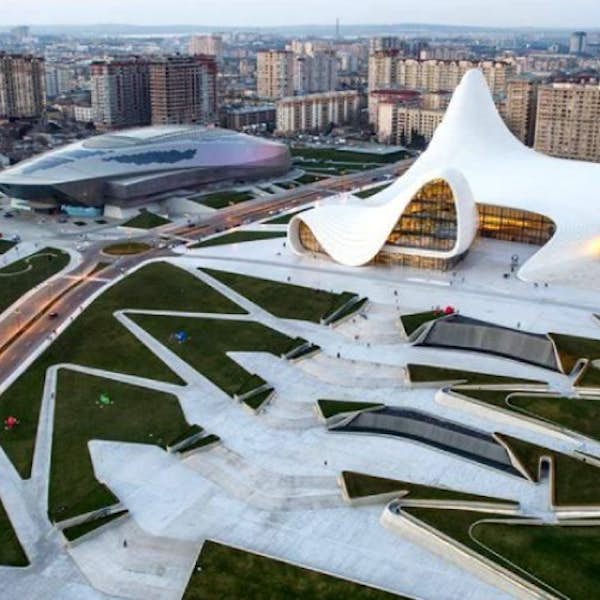 Zaha Hadids` Cultural Center's main gallery image