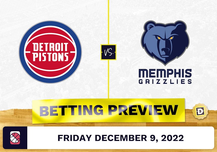 Pistons vs. Grizzlies Prediction and Odds - Dec 9, 2022