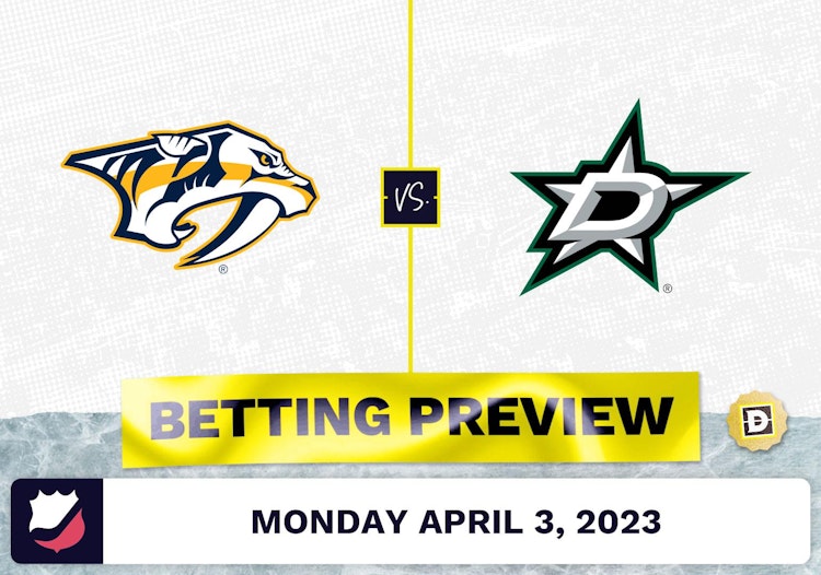 Predators vs. Stars Prediction and Odds - Apr 3, 2023