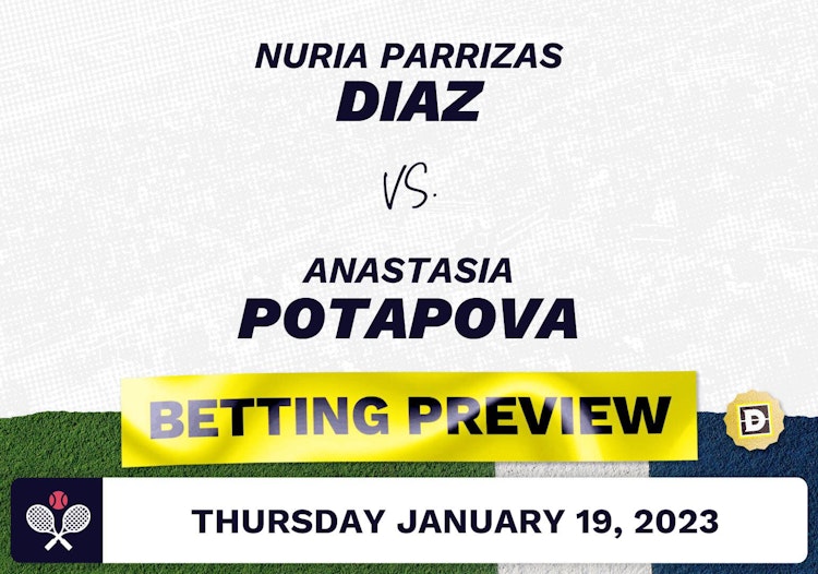 Nuria Parrizas Diaz vs. Anastasia Potapova Predictions - Jan 19, 2023