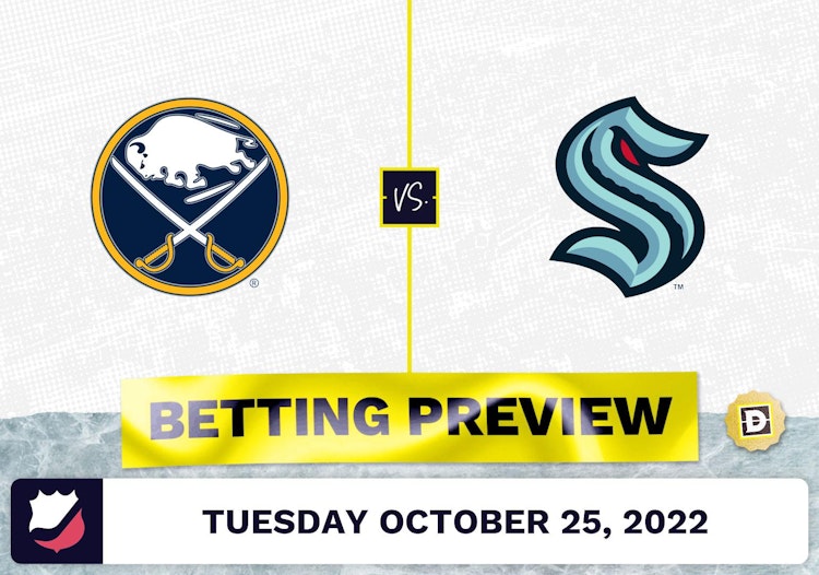 Sabres vs. Kraken Prediction and Odds - Oct 25, 2022