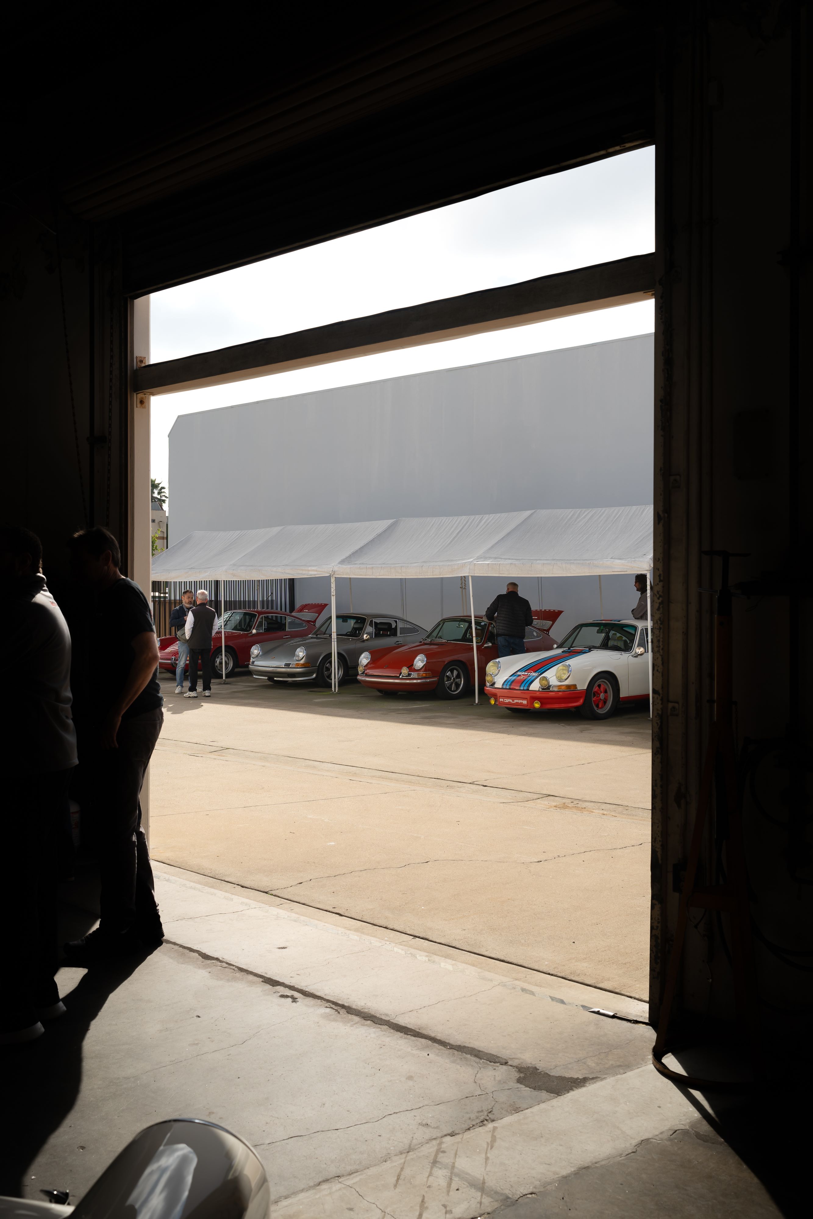 Porsche 911s at Scott's Independent in Anaheim, CA.