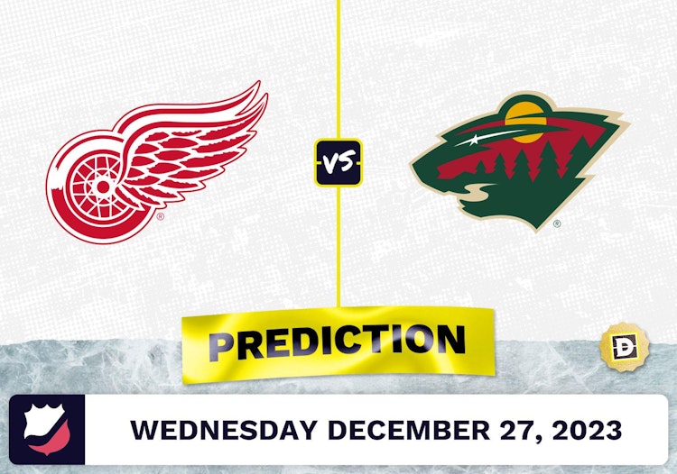 Detroit Red Wings vs. Minnesota Wild Prediction, Odds, NHL Picks  [12/27/2023]