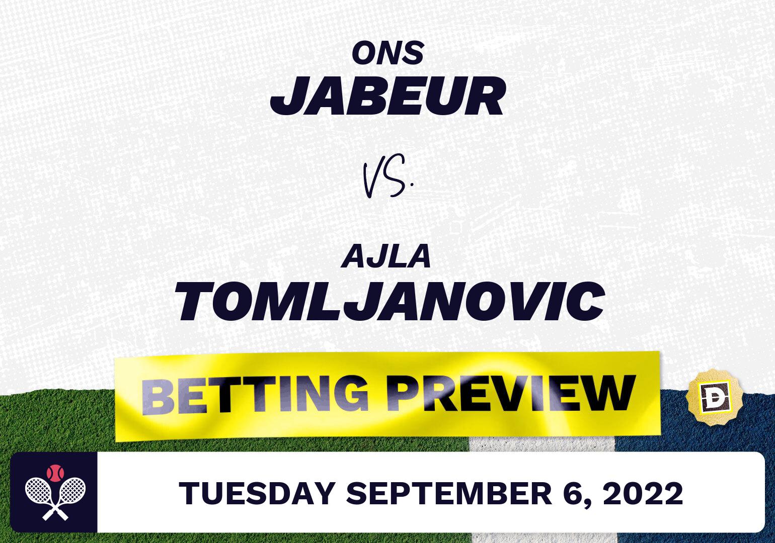 Ons Jabeur vs. Ajla Tomljanovic Predictions - Sep 6, 2022