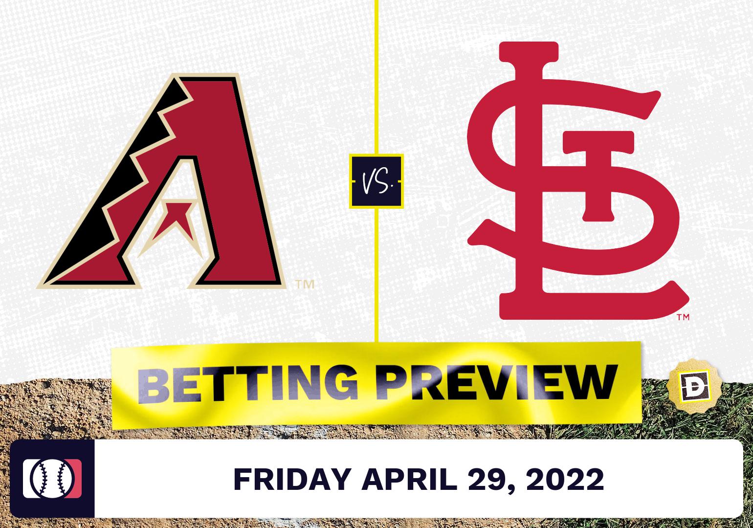D-Backs vs. Cardinals Prediction and Odds - Apr 29, 2022