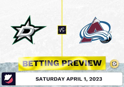 Stars vs. Avalanche Prediction and Odds - Apr 1, 2023