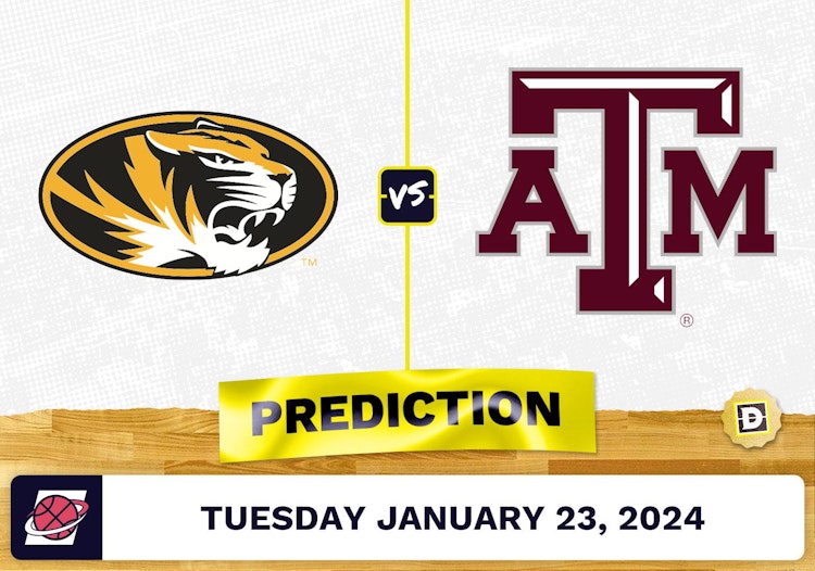 Missouri vs. Texas A&M Prediction, Odds, College Basketball Picks [1/23/2024]