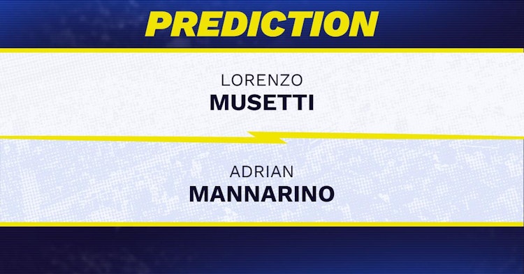 Lorenzo Musetti vs Adrian Mannarino Tennis Prediction.