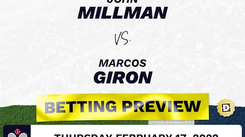 John Millman vs. Marcos Giron Predictions - Feb 17, 2022