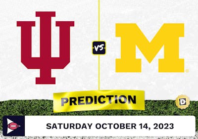 Indiana vs. Michigan CFB Prediction and Odds - October 14, 2023
