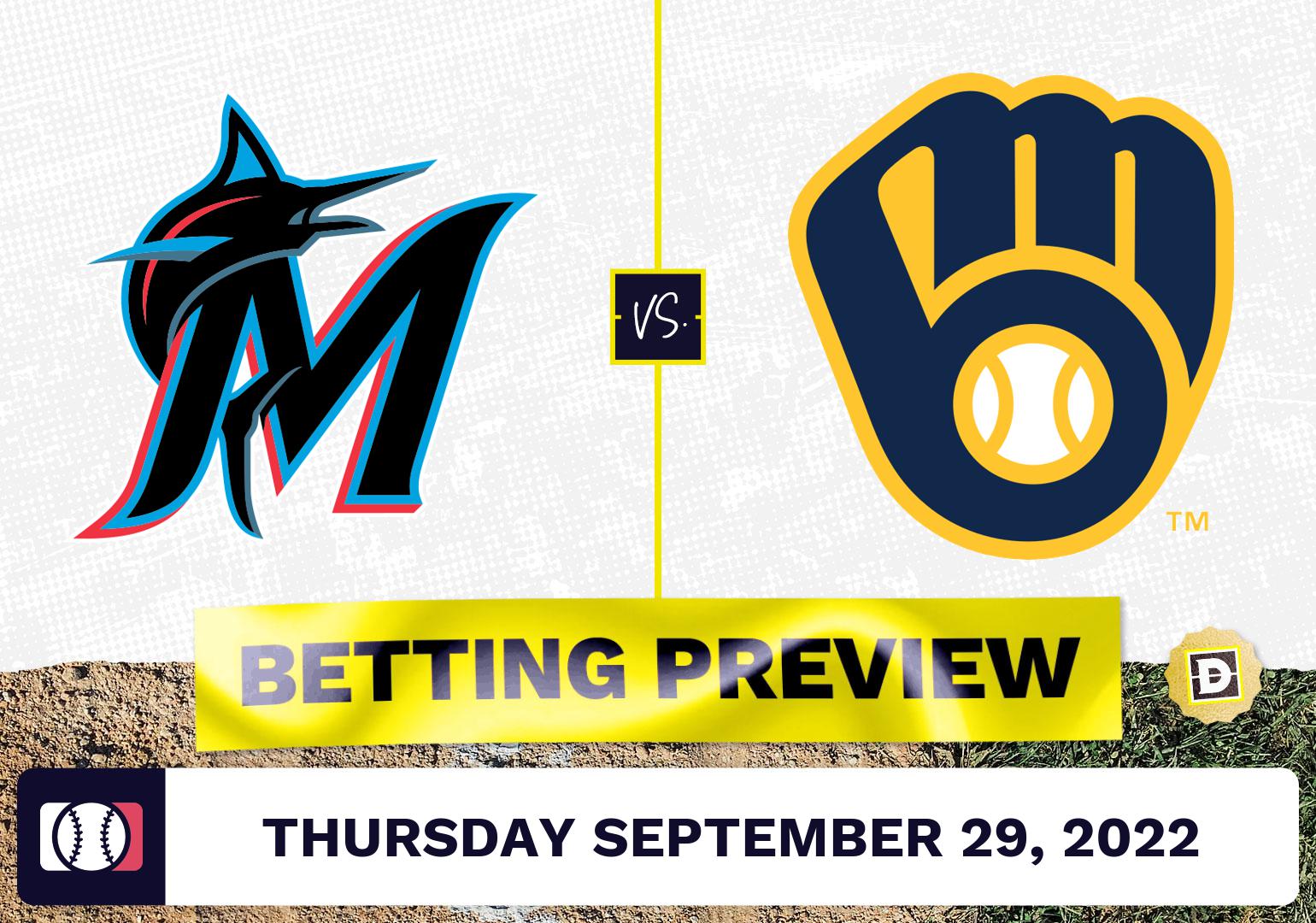 Marlins vs. Brewers Prediction and Odds - Sep 29, 2022
