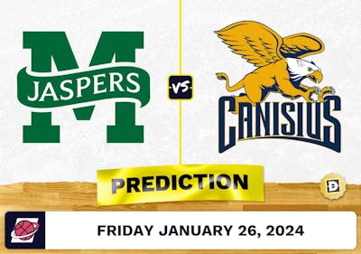 Manhattan vs. Canisius Prediction, Odds, College Basketball Picks [1/26/2024]