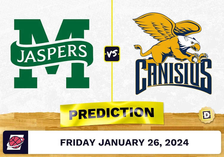 Manhattan vs. Canisius Prediction, Odds, College Basketball Picks [1/26/2024]