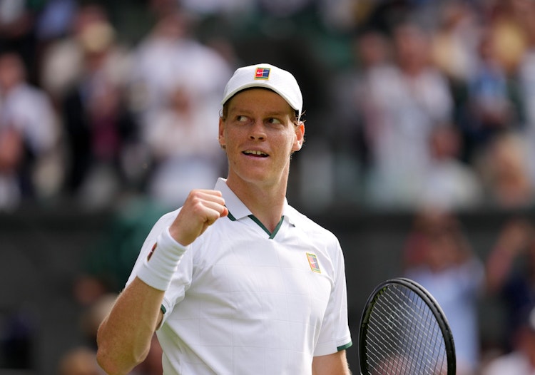 Wimbledon tennis parlay featuring Jannik Sinner on July 1.