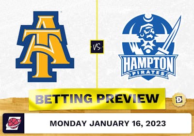 North Carolina A&T vs. Hampton CBB Prediction and Odds - Jan 16, 2023