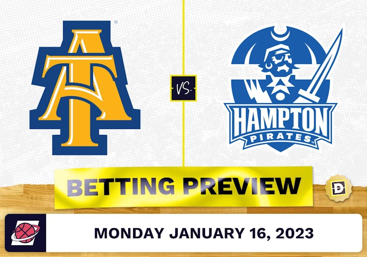North Carolina A&T vs. Hampton CBB Prediction and Odds - Jan 16, 2023