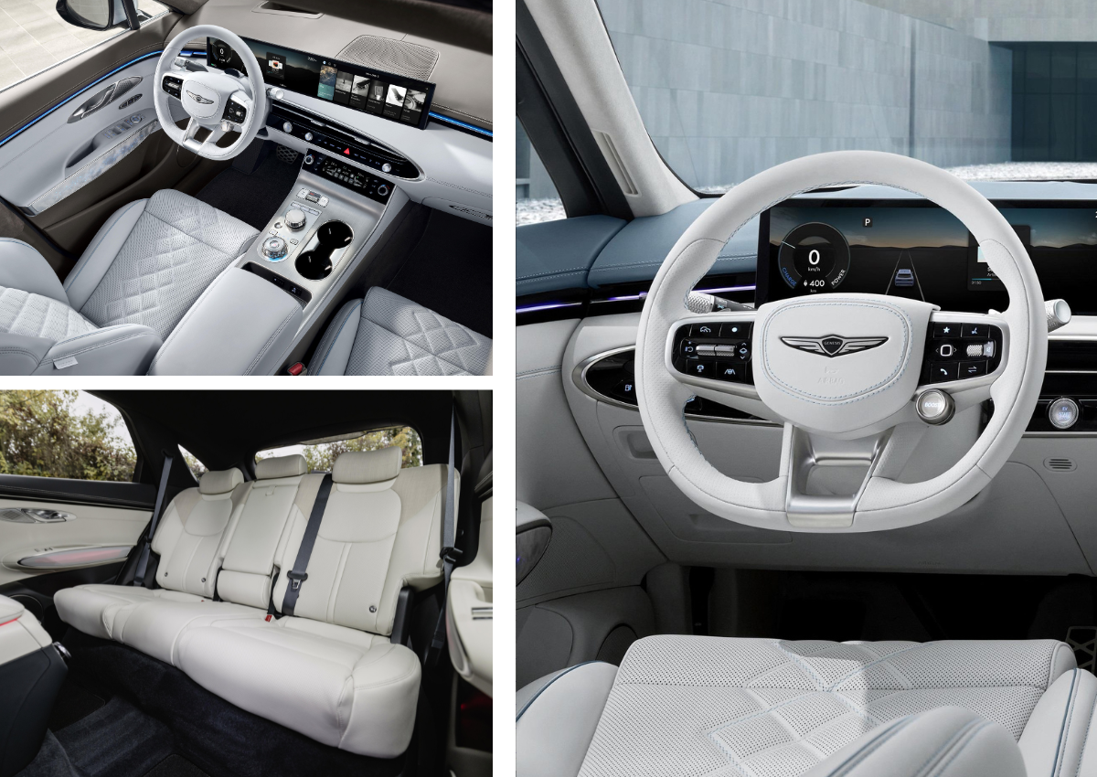 Das Interieur des Genesis Electrified GV70