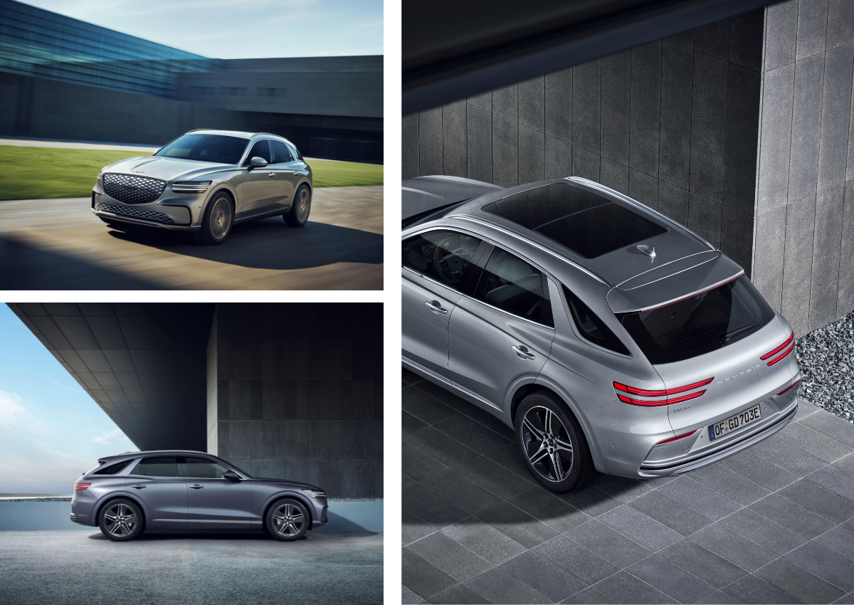 Das Exterieur des Genesis Electrified GV70