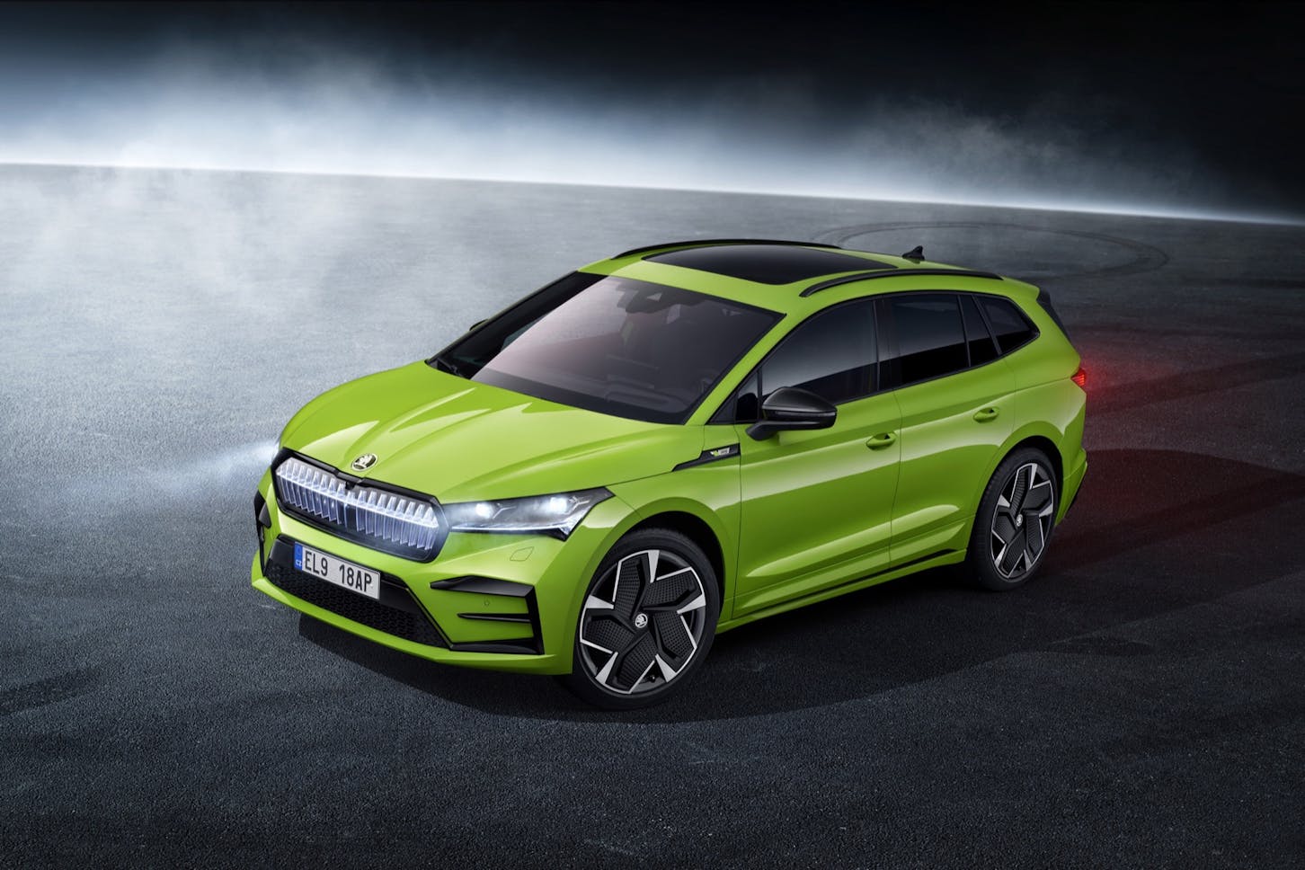 Ein Škoda Enyaq Combi.