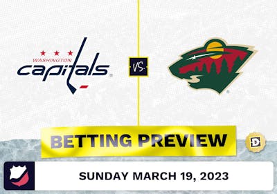 Capitals vs. Wild Prediction and Odds - Mar 19, 2023