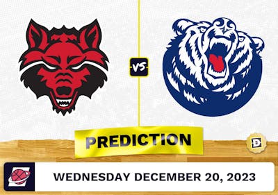 Arkansas State vs. Belmont Prediction, Odds, College Basketball Picks  [12/20/2023]
