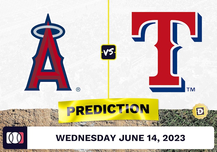 Angels vs. Rangers Prediction for MLB Wednesday [6/14/2023]